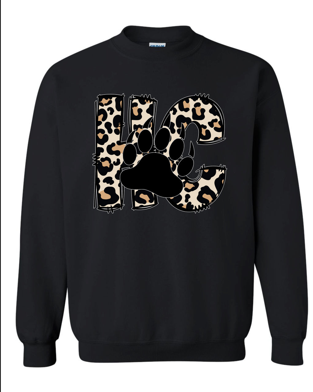 LEOPARD HC SWEATSHIRT OR T OPTION