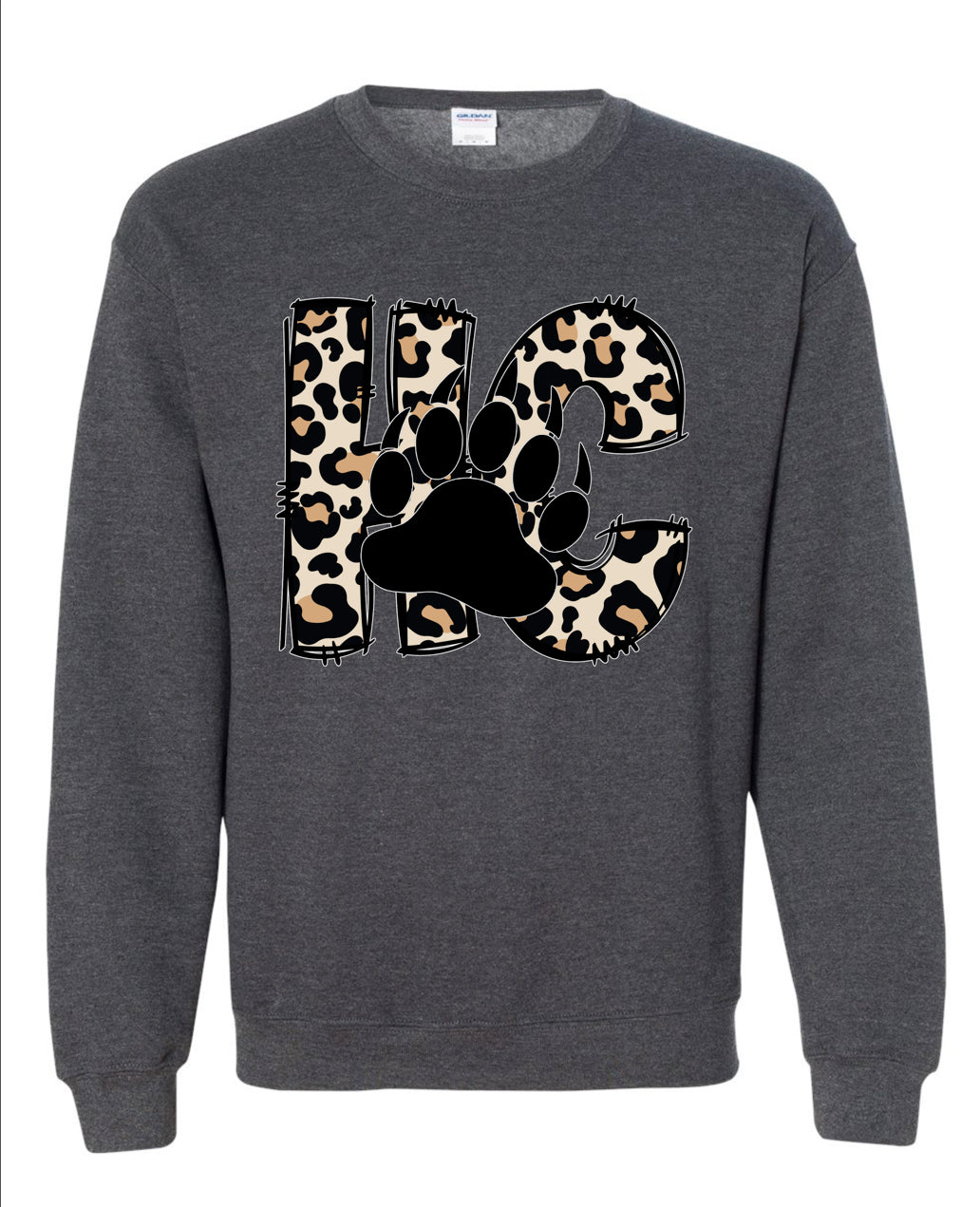 LEOPARD HC SWEATSHIRT OR T OPTION