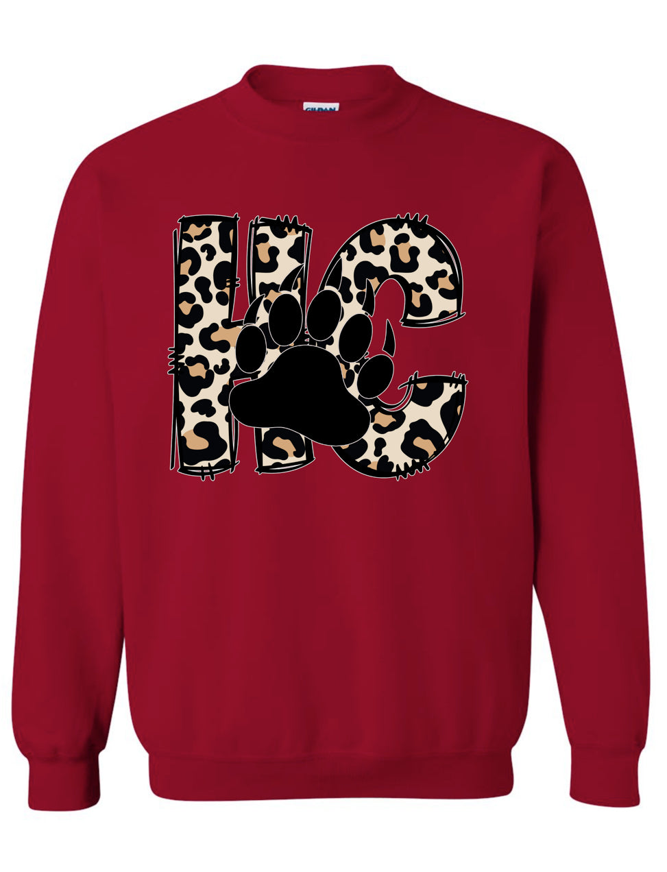 LEOPARD HC SWEATSHIRT OR T OPTION