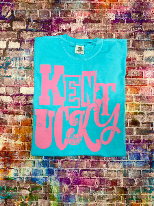 Kentucky distressed no feel print