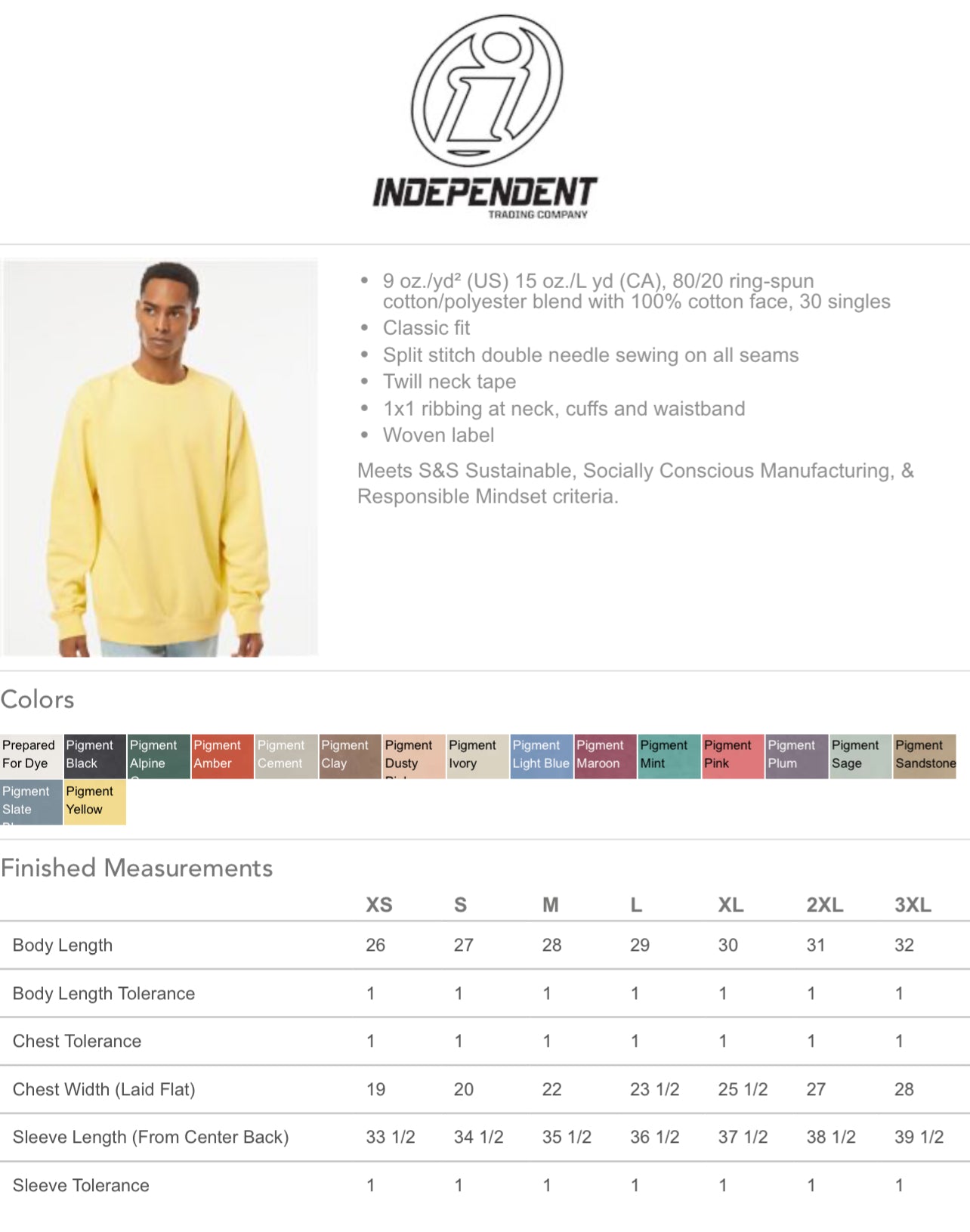 JESUS IS (INDEPENDENT BRAND SWEATSHIRT